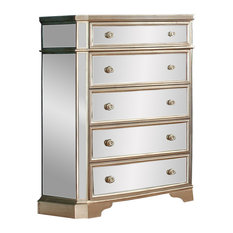 Borghese Mirrored 5-Drawer Chest