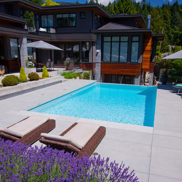 Lounging Poolside
