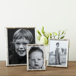 silver plated bamboo photo frame - Picture Frames
