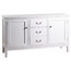 Symmetrical Traditional Sideboard, White