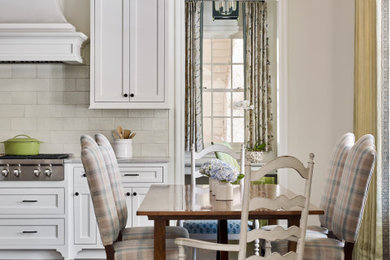 Dining room - coastal dining room idea in Atlanta