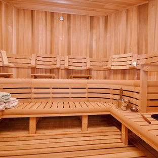 ニューヨークの大きいおしゃれなホームジムの写真