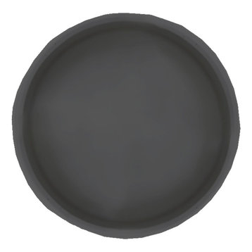Handmade Concrete Tray, Charcoal