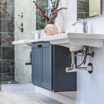 Master Bathroom Remodeled With Stand Alone Tub, Standing Shower, Warrenton VA