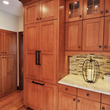 Fabulous Arts and Crafts Home Features Stunning Shaker Cabinets