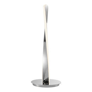 Tomlinson Touch Dimmable Integrated LED Chrome Table Lamp - Modern ...