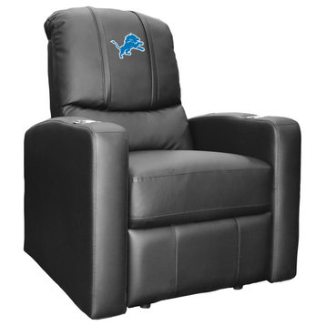 Detroit Lions Primary Man Cave Home Theater Recliner
