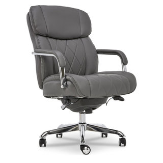 La-z-Boy Comfortcore Managers Chair w/ Ergonomic Flip Up Arms Black