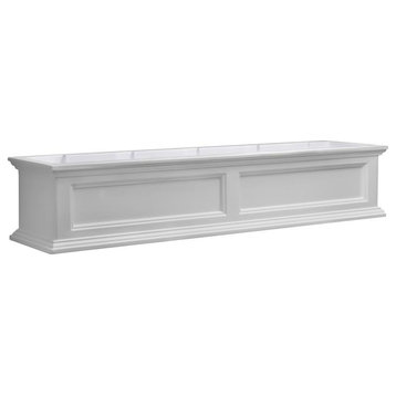 Mayne Fairfield 5ft Traditional Plastic Window Box in White