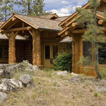 Rustic Elegance - Log Siding & Timber Home