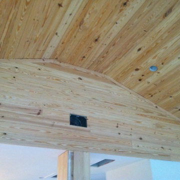 Beachfront Tongue and Groove Kitchen Ceiling