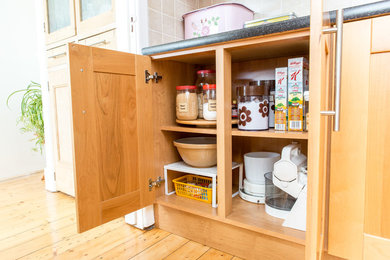 Before & After Organised Kitchen Cabinet