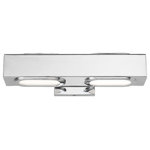 Livex Lighting - Livex Lighting 14852-05 Kimball - 16" 16W 2 LED ADA Bath Vanity - The simple, elegant design of the Kimball offers cKimball 16" 16W 2 LE Polished Chrome Sati *UL Approved: YES Energy Star Qualified: n/a ADA Certified: YES  *Number of Lights: Lamp: 2-*Wattage:8w LED bulb(s) *Bulb Included:Yes *Bulb Type:LED *Finish Type:Polished Chrome