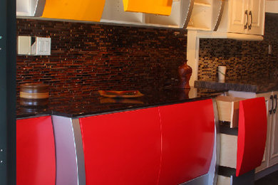 contemporary kitchen cabinet