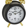 Black Stainless Steel Traditional Clock 67796