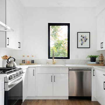 ADU KItchen Styling in LA Staged Home