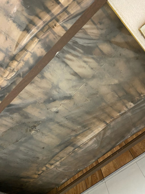 Lath and plaster ceiling tear down or drywall over?