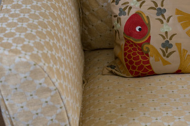 Restored and Re-Upholstered Armchair Detail