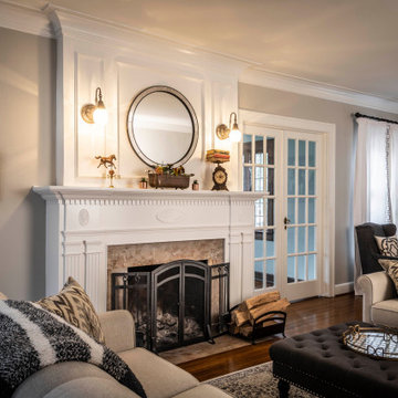 Classic Home Gets Elegant Renovation Reminiscent of Original Design