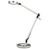 Illumen Collection 1-Light Silver Finish LED Desk Lamp