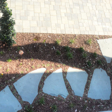Zen in a backyard