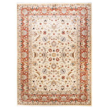 Loni, One-of-a-Kind Hand-Knotted Area Rug Ivory, 9'2"x12'5"