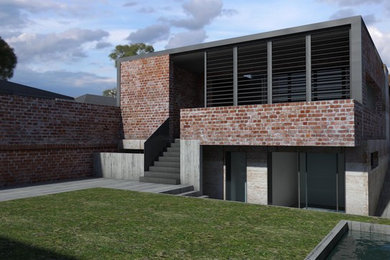 Small modern home design in Perth.