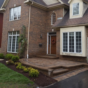 Front Steps and Landscape