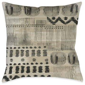 Aztec Markings Indoor Pillow, 18"x18"