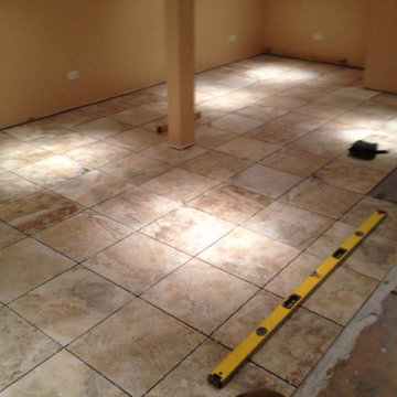 Finished basement in progress