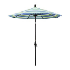 7.5' Sun Master Series Patio Umbrella With Sunbrella 1A Seville Seaside Fabric