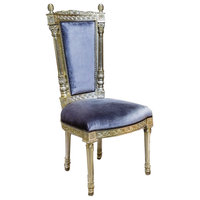 Silver Velvet Chair