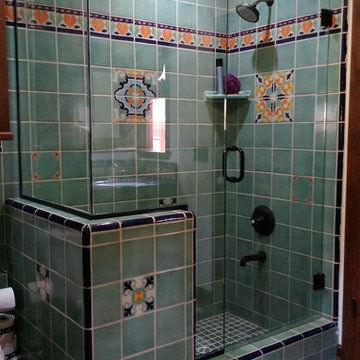 Catalina Island custom frameless shower enclouser