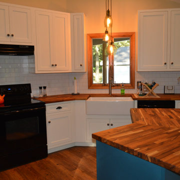 Teak countertop