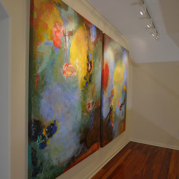 League City Renovation with art as focal points
