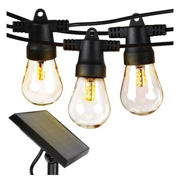 Brightech Ambience Pro Solar Powered Outdoor String Lights - 1W LED, Soft White,