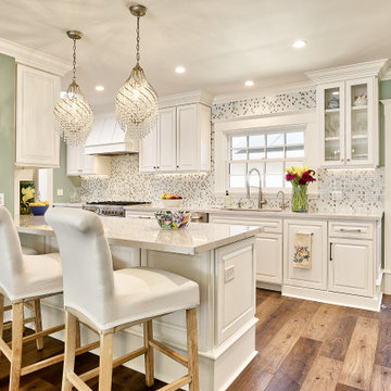 Coastal Glam: 1920's Berkeley Kitchen Remodel Sizzles