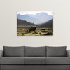 "Bison in Meadow" Wrapped Canvas Art Print, 48"x32"x1.5"