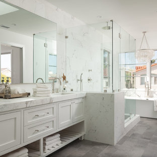 75 Beautiful White Limestone Floor Bathroom Pictures Ideas Houzz