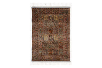 Handmade Kashmir Silk Carpet