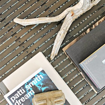 Coffee Table Styling in Modern Beach House
