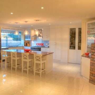 Modern Country Kitchen and dining room