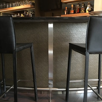 Modern Basement Bar