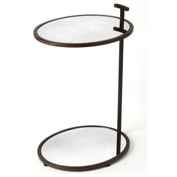 Ciro Mirror & Metal Side Table
