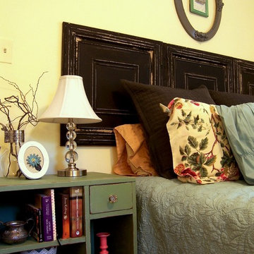 Eclectic Cottage Bedroom