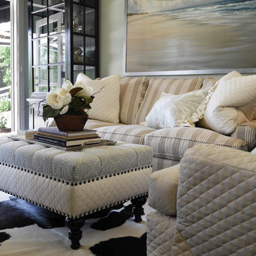 Beach Style Seating Area