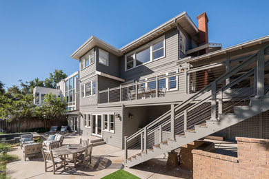Inspiration for a craftsman exterior home remodel in San Diego