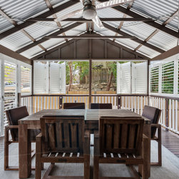 Aluminium Bermuda Shutters Enclosure - Exterior Shutters