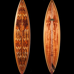7'-3" Wooden Surfboards - Products