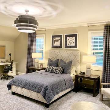 Boys Bedroom | Blue and Cream